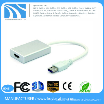 Kuyia Qualität HDMI weiblich TO USB3.0 männlicher Konverteradapter Für HDTV PC Laptop Mac Windows XP / Vista / Windows 7/8